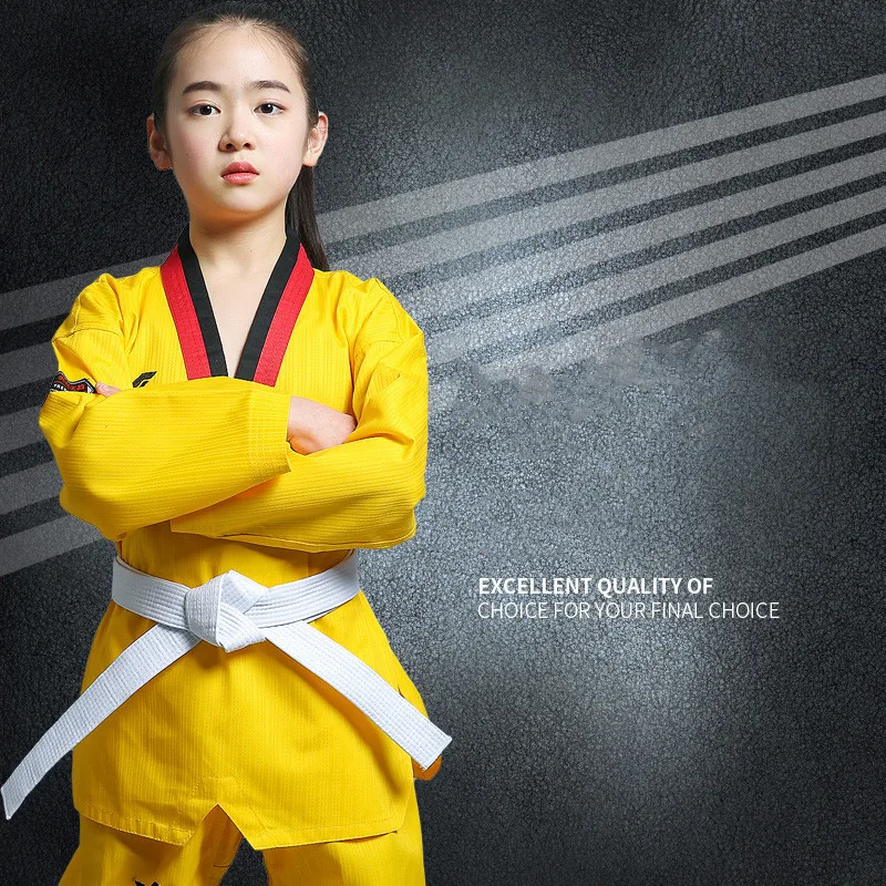Taoyekma четыре цвета тхэквондо Doboks униформа одежда Профессиональный костюм для