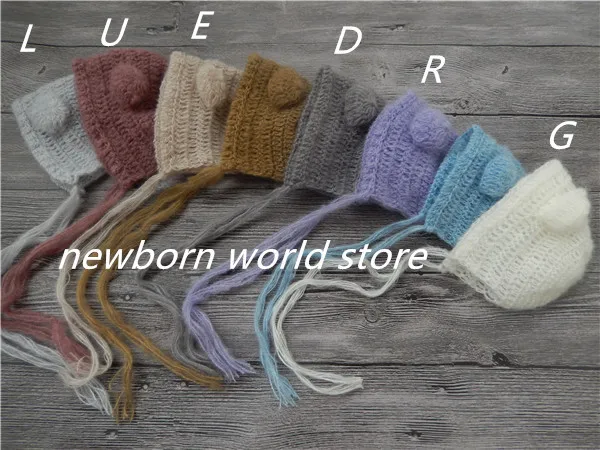 

baby hat ,newborn photography props mohair hat. Cartoon hat