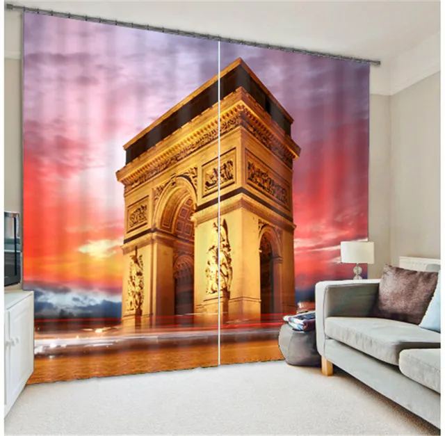 Paris Arc De Triomphe Impression Numérique 3D Rideaux Occultants ... Paris Arc De Triomphe Impression Numérique 3D Rideaux Occultants ...