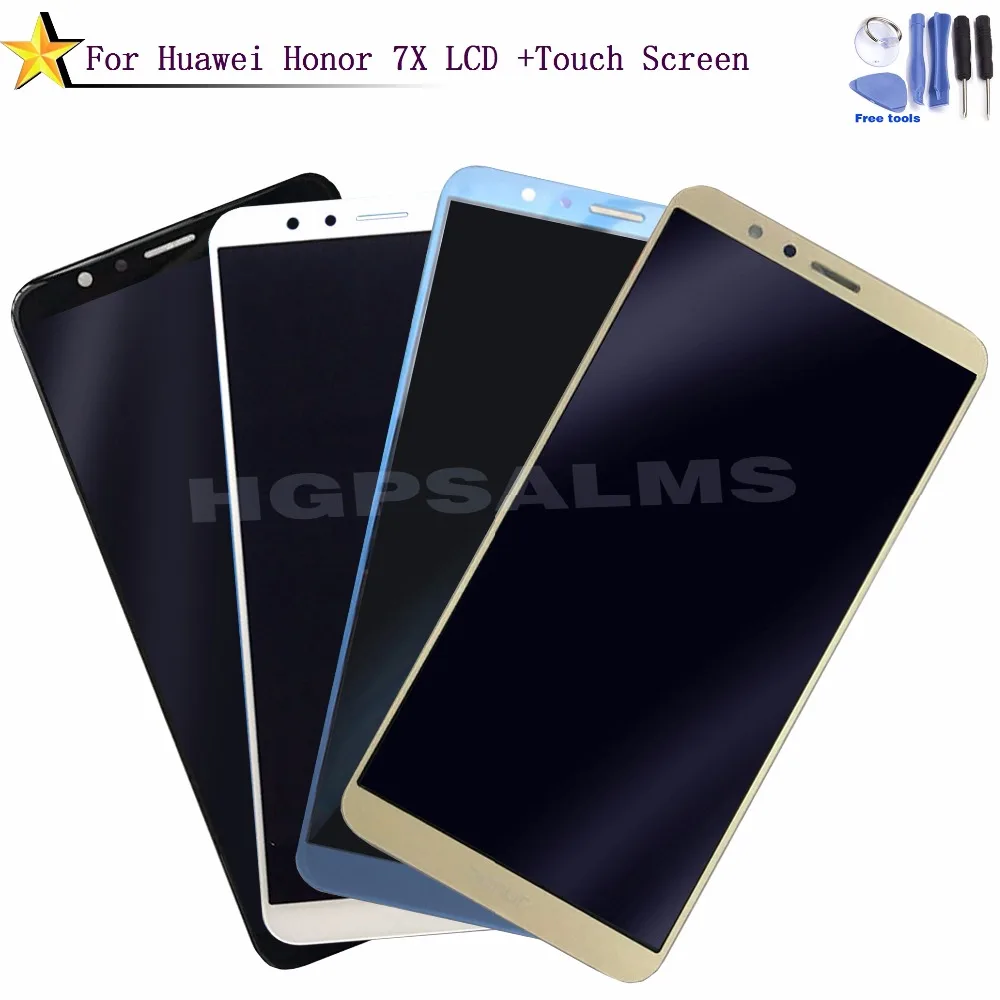 

For Huawei Honor 7X LCD Display Touch Screen Digitizer Screen Assembly with frame Replacement Parts