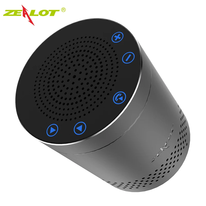 ZEALOT S15 Bluetooth Колонка супер бас стерео беспроводной динамик сабвуфер громкой связи