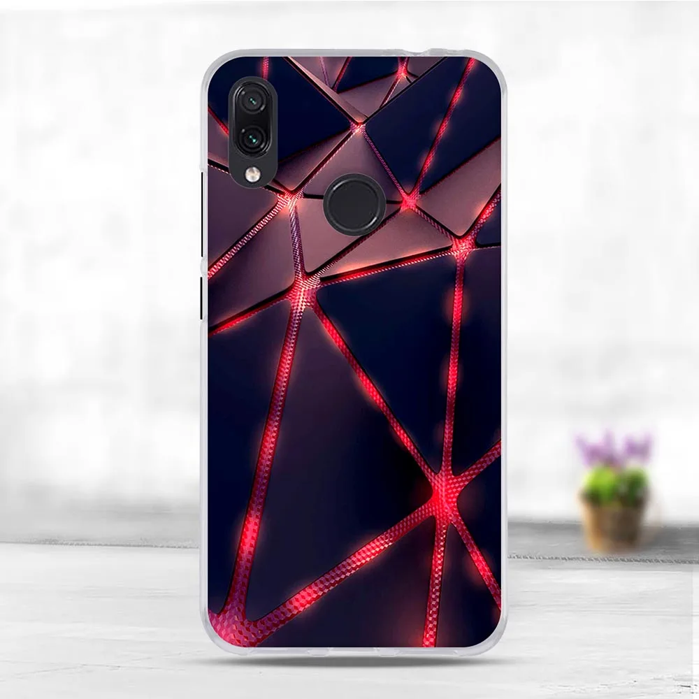 Untuk Funda Xiaomi Redmi Note 7 Case Penutup untuk Xiaomi Redmi Note 7 Pro Ponsel Case Silicone Capa untuk Xiami redmi Note 7 Cellphone