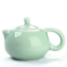 Горячая бутик лунцюаньский Селадон Чайный горшок кунгфу Чайный набор Xi Shi чайник элегантный простой дизайн oolong чайный инструмент T132