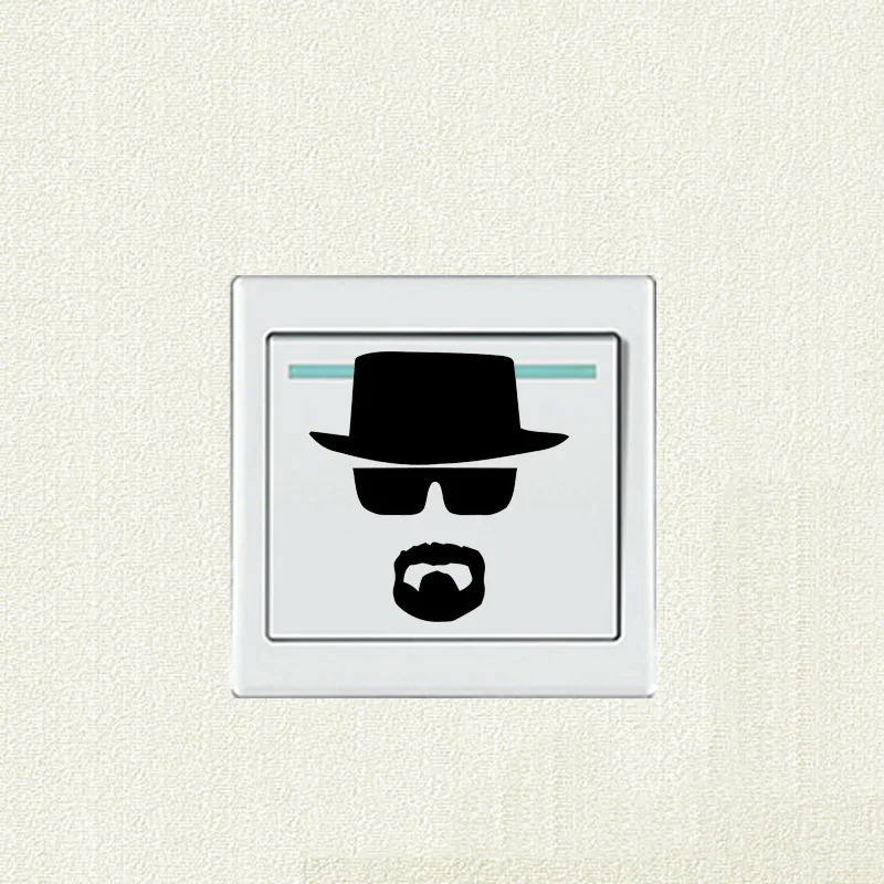 

New Heisenberg Personality Vinyl Wall Decals Switch Stickers 5WS1156