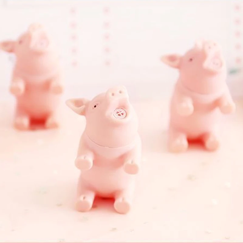 Вокальный свинок сжимаемые игрушки Kawaii анималы медленно поднимающиеся