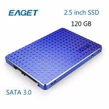 Eaget Внутренний твердотельный накопитель 120 ГБ SSD высокоскоростной HD Жесткий диск SATA3 2,5 дюймов SSD синий TLC для ноутбуков настольных ПК