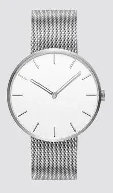 Xiaomi TwentySeventeen Аналоговые кварцевые наручные часы 39 мм светящиеся 3 АТМ водонепроницаемые Модные Элегантные Мужские и женские роскошные часы H20 - Цвет: Steel silver