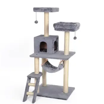 

Cat climbing frame large with shelf cat litter hammock one cat villa nest scratching cat springboard