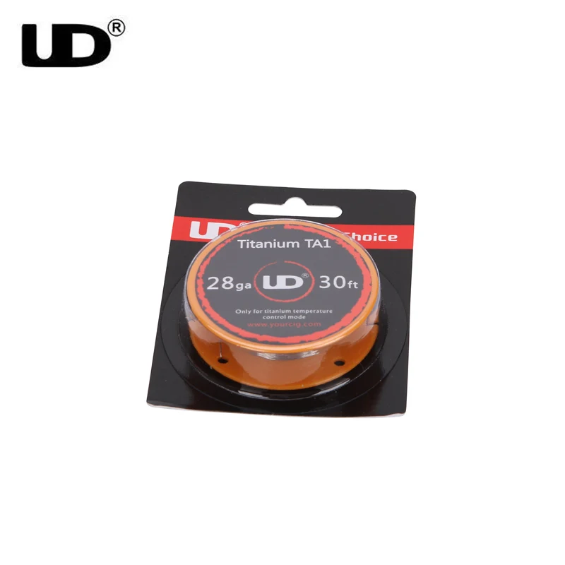 

3PCS/alot Original Youde UD 28ga/26ga Titanium TA1 Wire Electronic Cigarette Accessory 30ft/roll