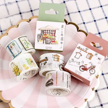

1 Pcs 30mm Wide Japanese Style Life Decorative Washi Tape DIY Scrapbooking Masking Tape School Office Supply Escolar Papelaria