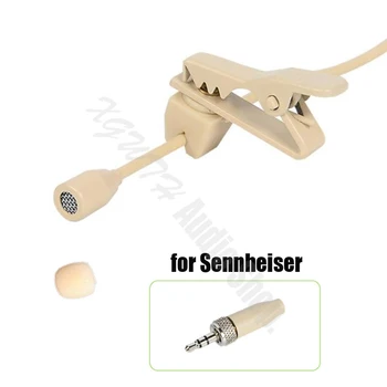 

Omnidirectional Tie Clip Lapel Lavalier Microphone Condenser Mic for Sennheise G1 G2 G3 Wireless Karaoke BodyPack Transmitter