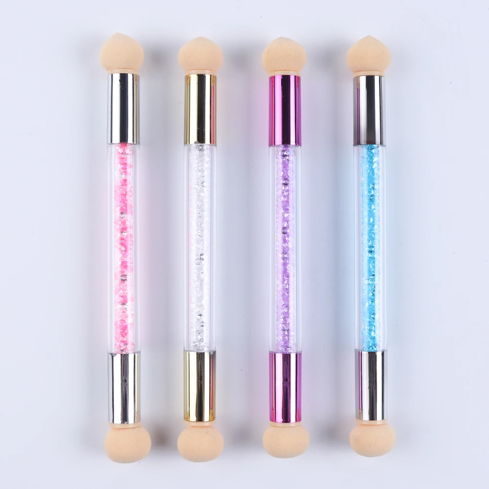 STZ Ombre Nail Brush Set Gradient Sponges Nail Art Brushes Pen Acrylic Gel Glitter Powder Picking Dotting Tools Manicure #945-1 nail art pens,nail art brushes,nail art sponge,nail brushes,nail art tools,gel nail tools