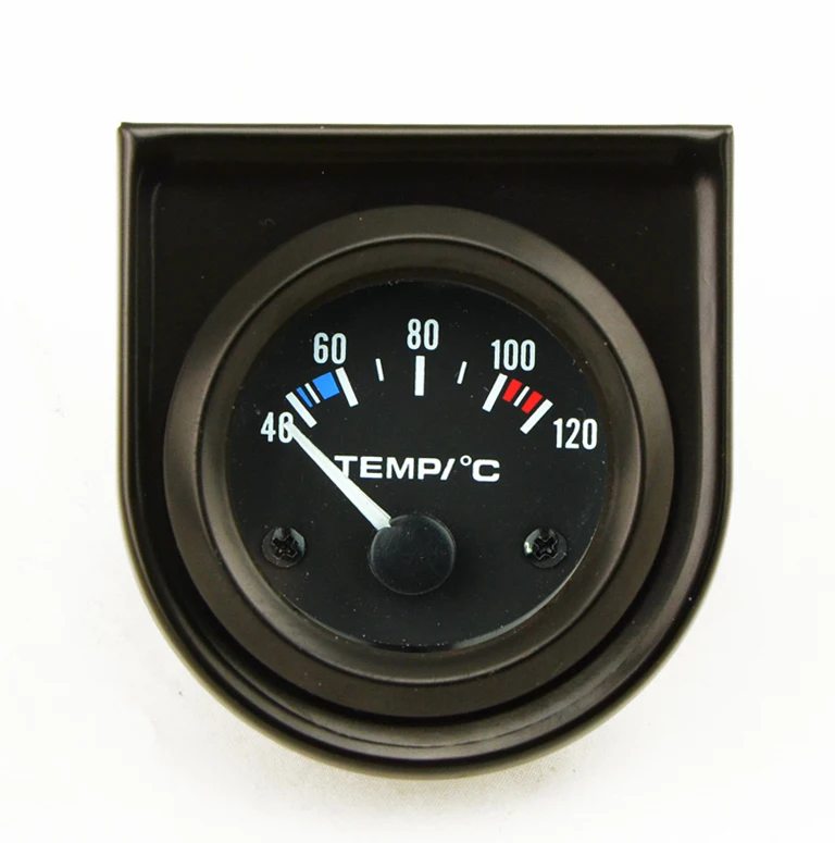 

2Inch 52mm Universal Car Analog Water Temperature Temp Gauge 40-120C White LED