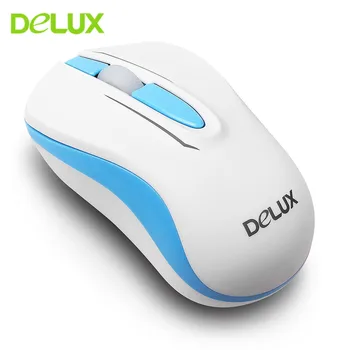 

Delux M137GX Wireless Optical Mouse Computer Ergonomic Gaming Mice With USB Receiver Mini 4D 1000 DPI Mause Gamer For PC Laptop