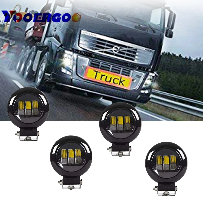 

4PCS 30W Spotlight Fog Light Off Road Vehicles Round Led Work Lamp Car Styling Lamp For SUV Jeep ATV