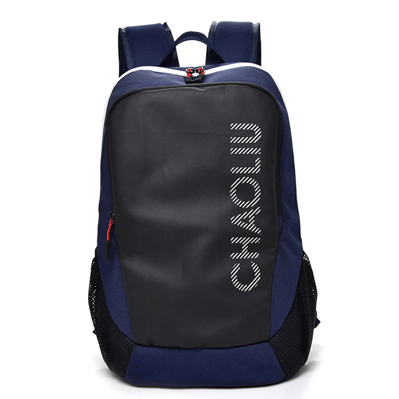 Рюкзак водонепроницаемый Оксфорд рюкзаки с изображением букв Мужская Легкая дорожная сумка для ноутбука средние школьные сумки для девочек-подростков ранец - Цвет: Dark blue17529