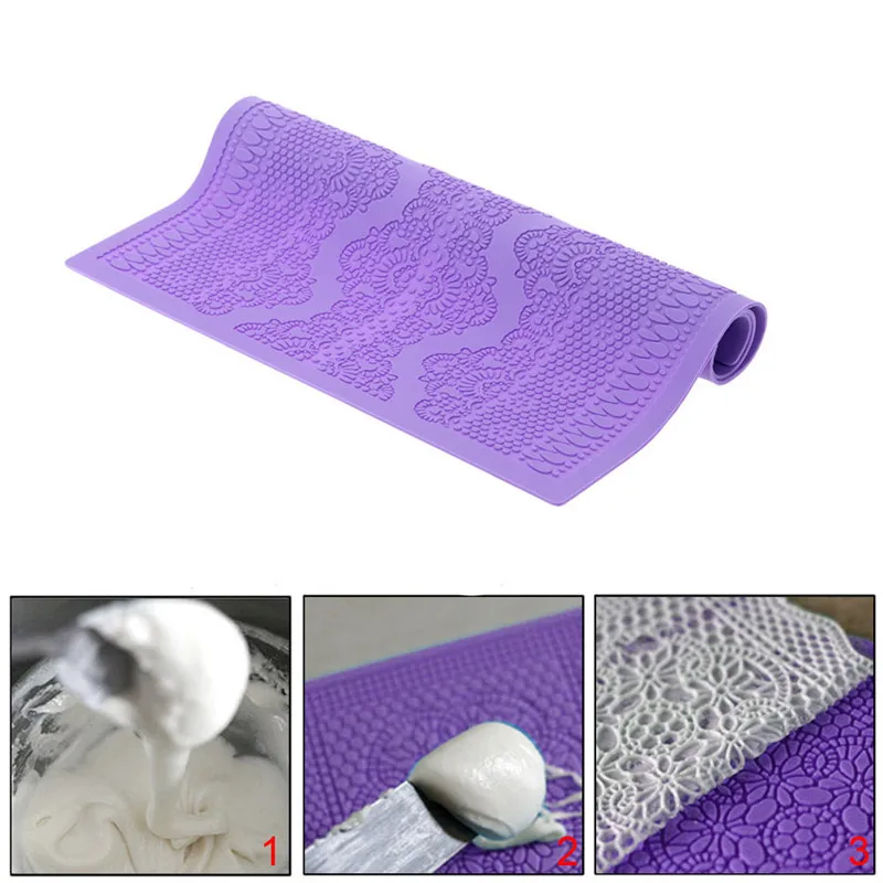 

WOFO Silicone Lace Mat Fondant Cake Mold Kitchen Baking DIY Decorating Tools Home Bakeware Supplies