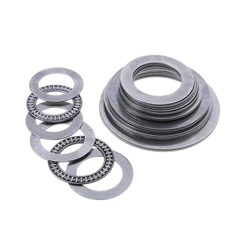 

1set Miniature Bearing Steel Thrust Needle Roller Bearings with two washers AXK3047-AXK75100 Ultra Thin Shim Thrust Bearings