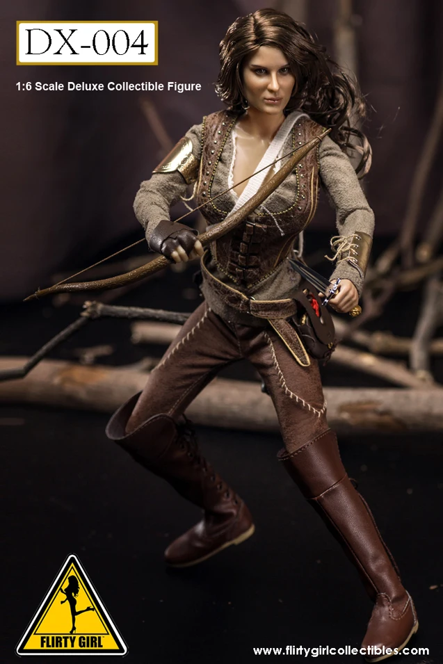 Flirty Girl 1 6 Female archer doll model The Hunger Games Katniss