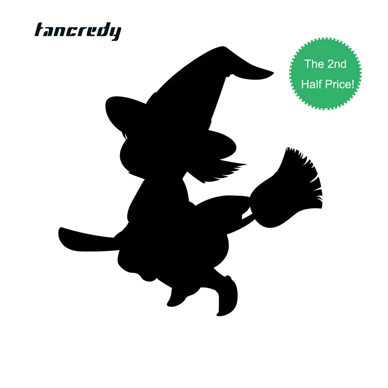 halloween decoration 5959 sticker 3d funny car styling halloween cutewitch decals car