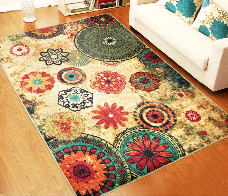 Новые роскошные цветочные приветственные напольные коврики, диван-стул, коврики для ванной, ковры для гостиной, коврики для кухни, спальни, Tapete