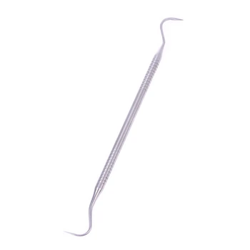 

1Pc Dental Probe Mirror Stainless Steel Dentist Tool Explorer Double Hook Tooth