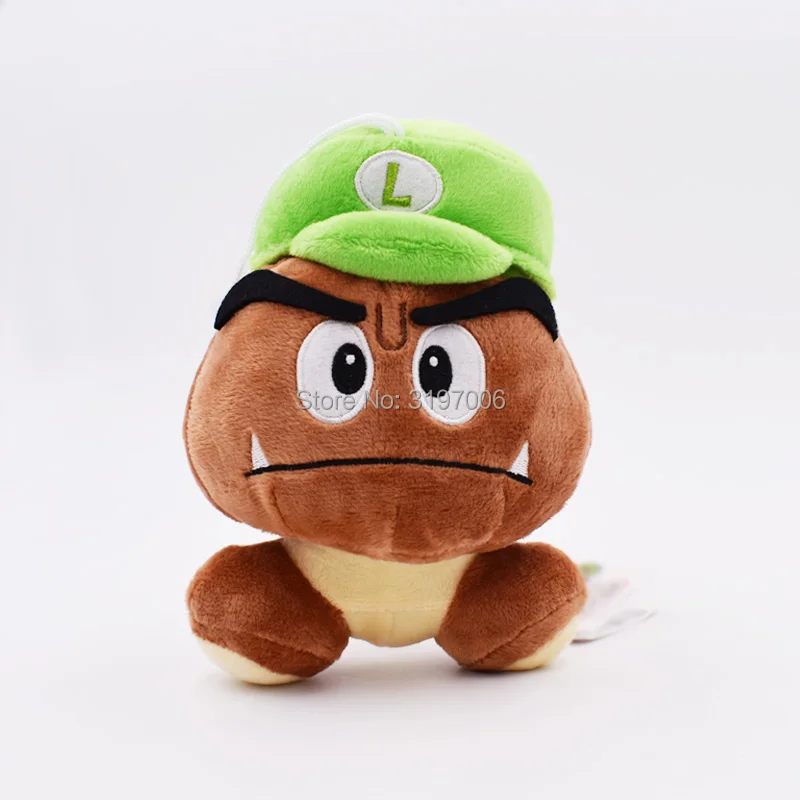 Супер Марио Bros Goomba плюшевые Мультяшные куклы мягкие игрушки 12 см 5 стилей выбрать PP хлопковые игрушки Фигурки Куклы для детских подарков