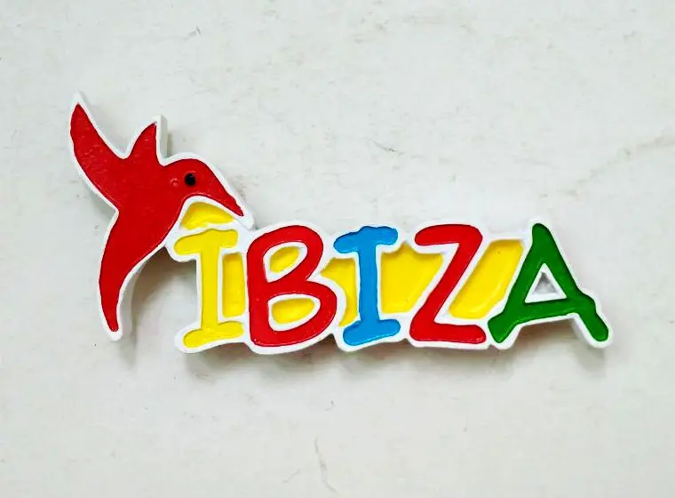 Ручная роспись Испания Ibiza письмо 3D магниты на холодильник сувениры для туристов холодильник магнитная наклейка домашний декор