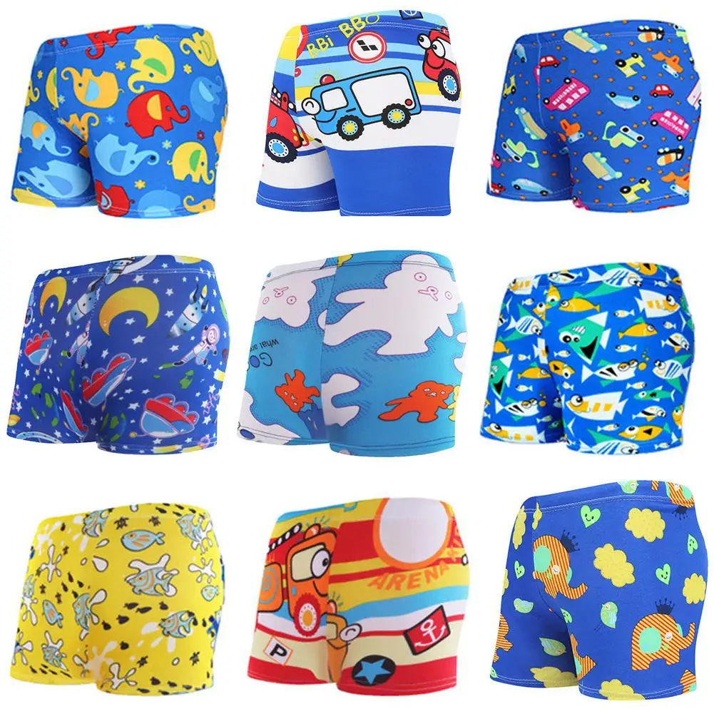 

Summer 15-32kg Boys Swimming Trunks Cartoon Children's Swimsuit Child Boys Swimwear Bathing Suit Kids Shorts Free Size