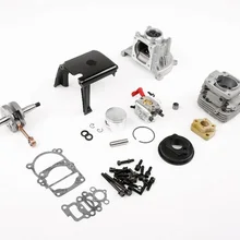 4 болта обновления 36cc цилиндр комплект с Walbro 1107 карбюратор для 1/5 CHONG Ян ZENOAH Rovan km двигатели RC автомобиль части