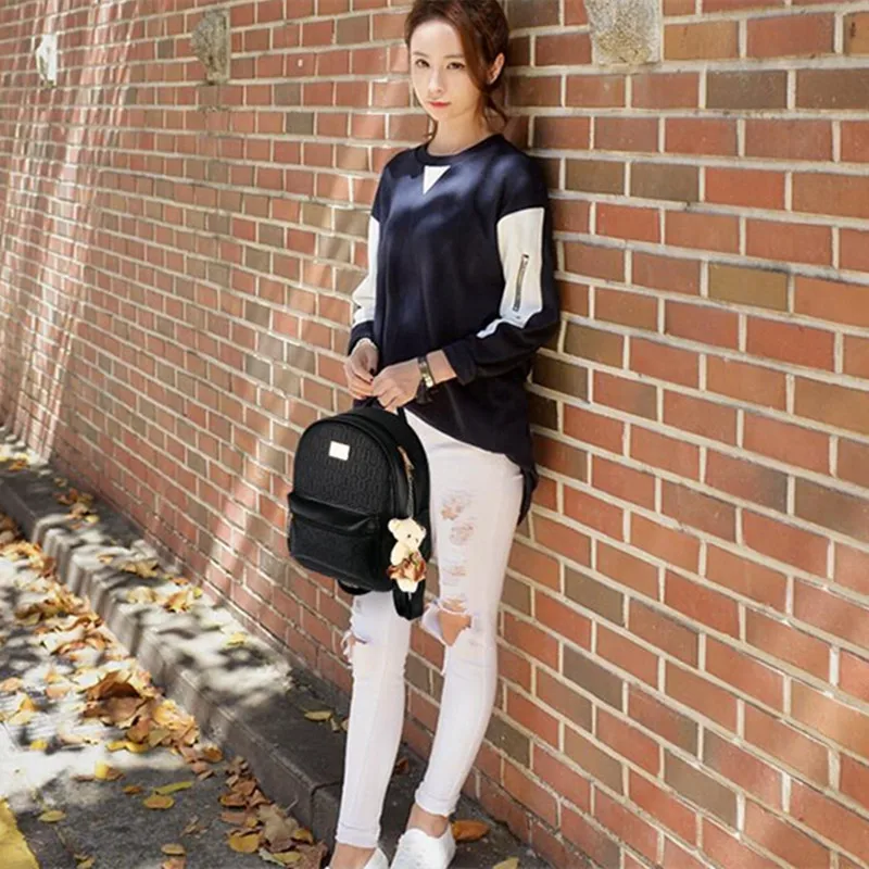 Модный дизайнерский брендовый рюкзак, женский рюкзак, кожаная школьная сумка, женские повседневные стильные рюкзаки+ маленькие сумки