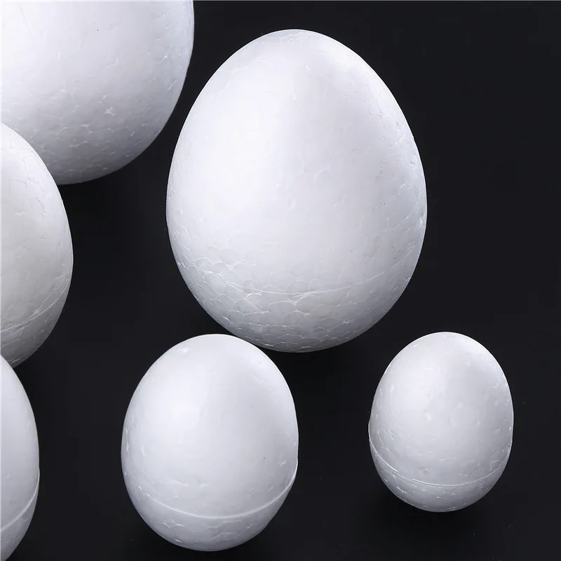 30 шт. моделирование полистирола пенополистирол мяч белый ремесло яичные шары для DIY рождественской вечеринки украшения поставки подарки