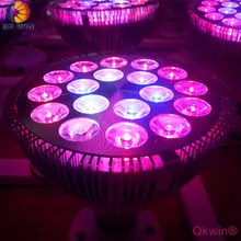 Лучший E27 PAR светодиодный светильник для выращивания 54 Вт с 18 шт. 3 Вт светодиодами для гидропоники светильник ing