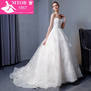 Image 3 - New Design A Linha Lace Vestidos de Casamento 2018 Querida backless Elegante Sexy Vintage Vestidos de Casamento Loja Online China MTOB1817