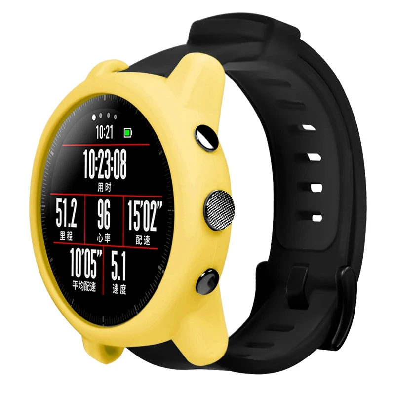 Силиконовый чехол для Xiaomi Huami Amazfit Pace Stratos 2/2S Smart Wacth, защитный чехол s, мягкий чехол, аксессуары для Amazfit Pace 2