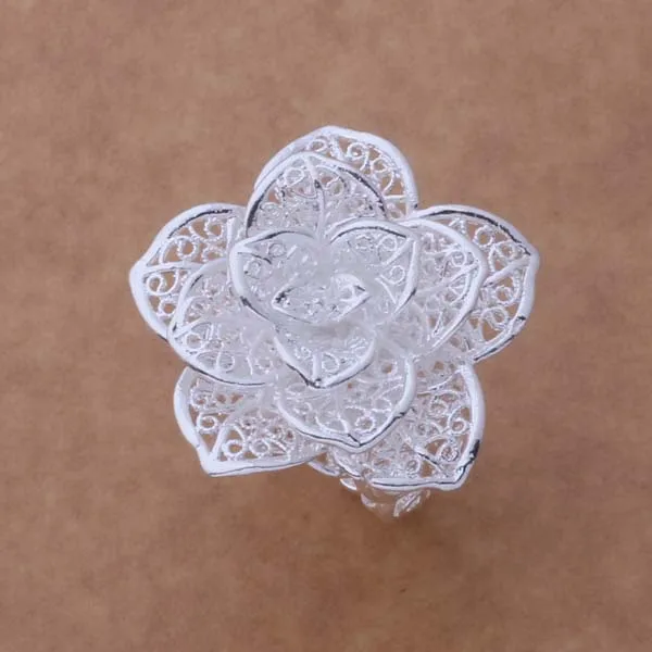 

wholesale High quality silver Fashion jewelry rings WR-372