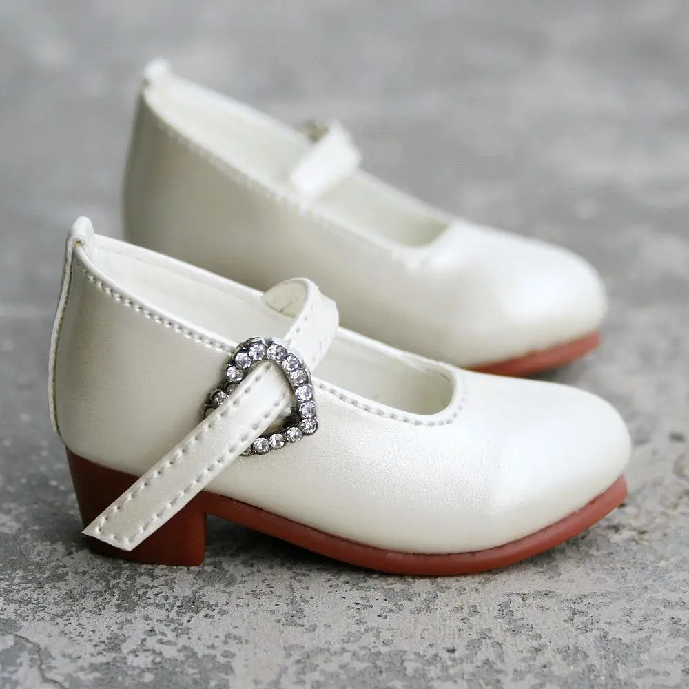 

[wamami] 133# White 1/3 SD AOD DOD BJD Dollfie Synthetic Leather Shoes-8.0cm