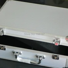 Профессиональная машинка для татуажа комплект корпус-большая белая Татуировка Алюминиевый металлический чехол с замком