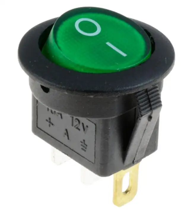 Светодиодный кулисный переключатель 1 шт. 12 В 20 А В|on/off rocker switch|light button switchlighted push