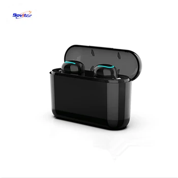 

Bovitar Capsule TWS Wireless Earbuds V5.0 Bluetooth Earphone Headset Deep Bass Stereo Sound Sport Earphone For Mobile Phone