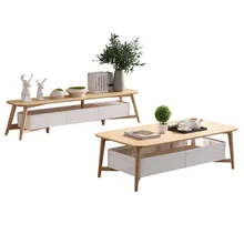 Комплект для гостиной, гостиной, мебель для дома, твердые деревянные кофейные столики+ подставки для телевизора, мебельные наборы Горячая современный простой