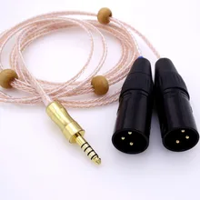 1.5Meter 4.4mm TO 2x 3pin XLR Male Audio Adapter Cable For Sony NW-WM1Z 1A MDR-Z1R TA-ZH1ES PHA-2A