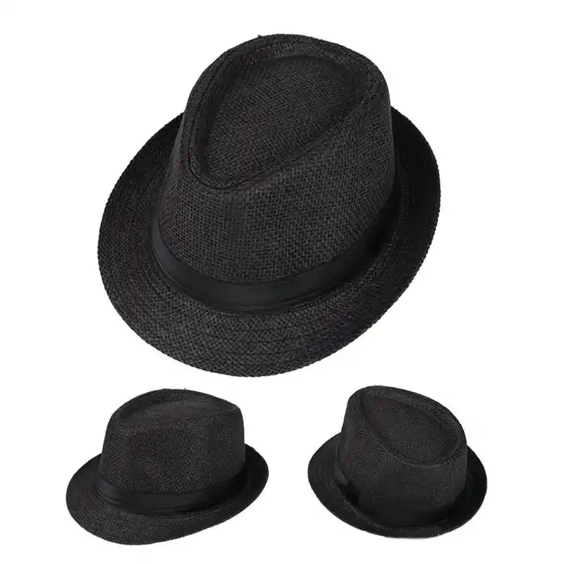 boys white fedora hat