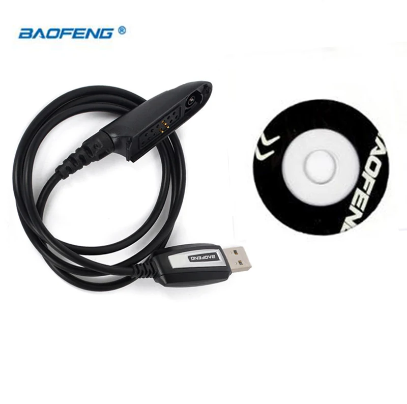 

Promotion Original BAOFENG bf-a58 UV-9R USB Programming Cable with CD Driver waterproof BAOFENG UV-XR UV 9R BF A58 walkie talkie