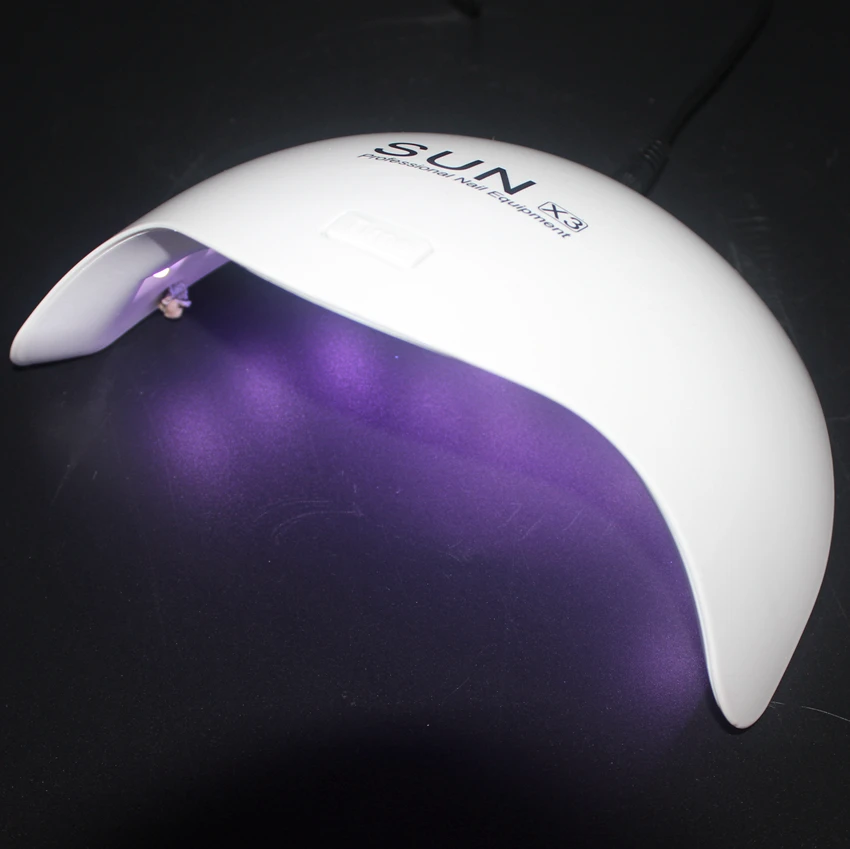 

SUN 24W UV LED Nail Lamp Nail Dryer for Gel Nail Polish Curing Light with Bottom Timer LCD display lamp nail dryer