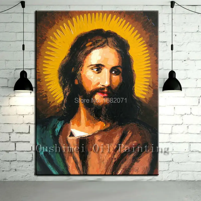 Top Manufacturer Supply High Quality Hand painted Portrait Jesus Christ