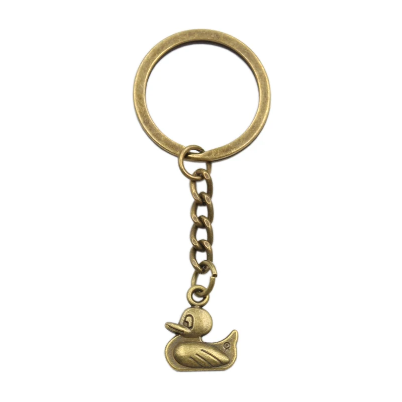 metal duck keychain
