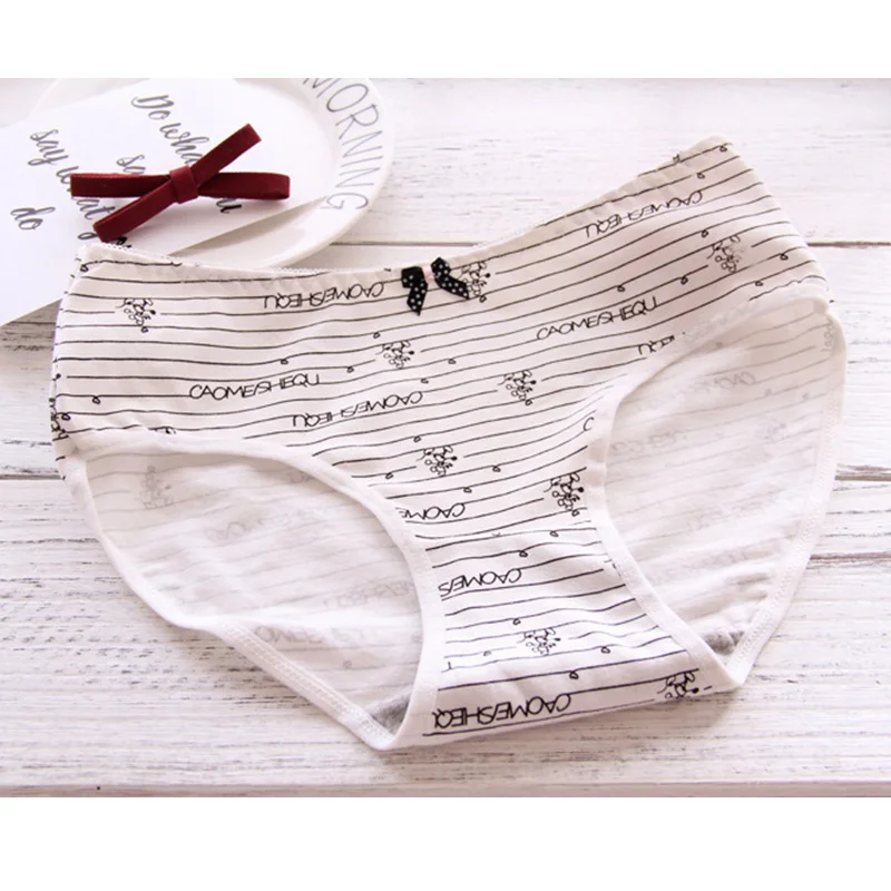 Нижнее белье для девочек 4 шт./лот хлопковые трусы в полоску CM01|girls underwear|kids pantiesgirl