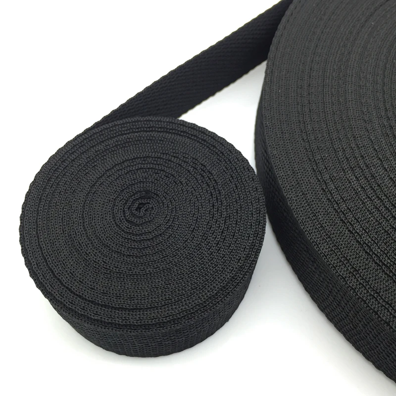 10mm 15mm 20mm 25mm 30mm 38mm  50mm Wide 10 Yards Length Strap Nylon Webbing Knapsack Strapping Bags Crafts 