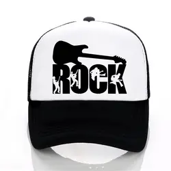 Модные Для мужчин Для женщин шляпа рок-группа Бейсбол Кепки s с принтом букв для танцев летняя унисекс Бейсбол сеточку Trucker Кепки Шапки